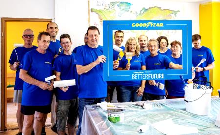 slika_ Zaposleni iz podjetja Goodyear Slovenija so v Občini Cerklje izvedli dve prostovoljni delovni akciji